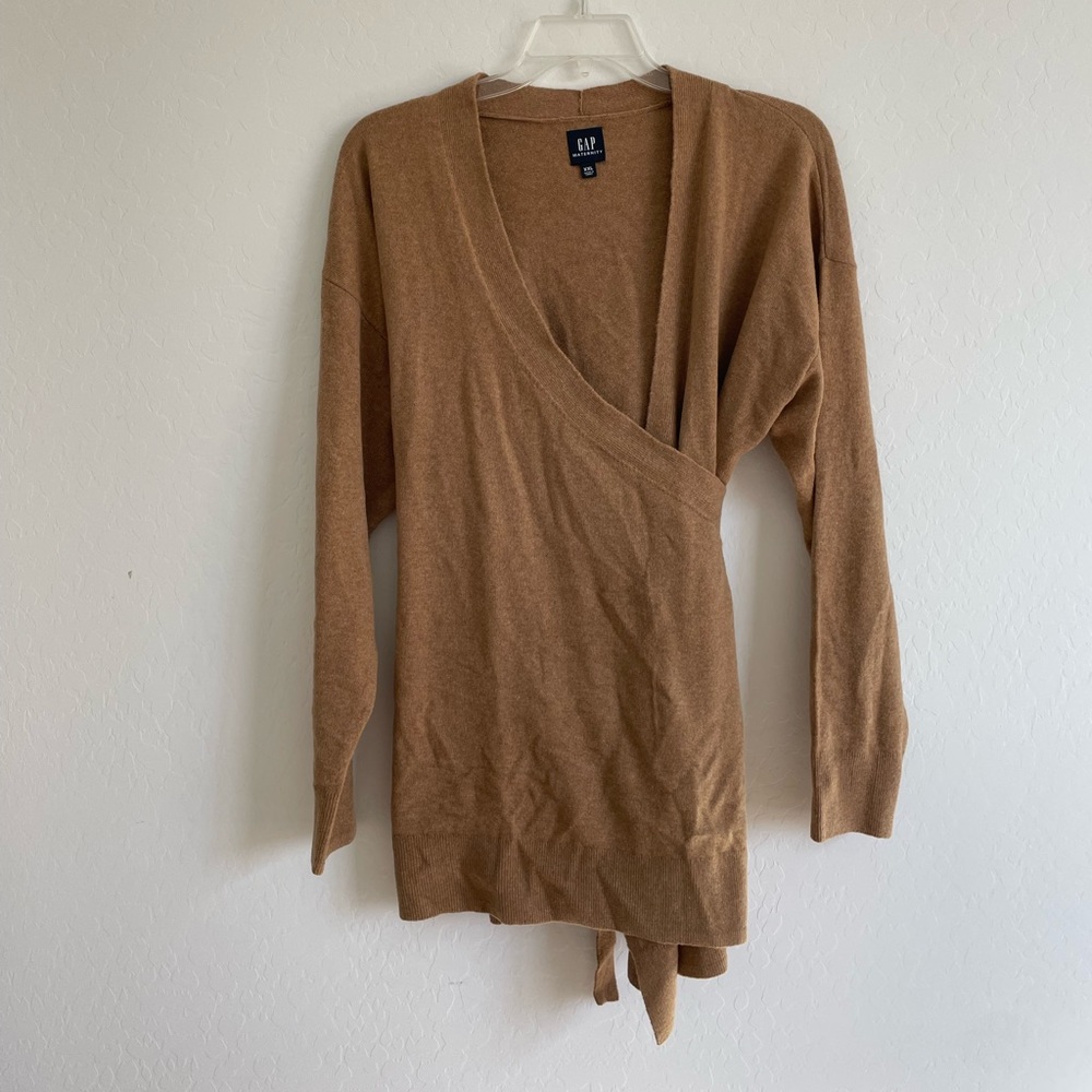 Gap Maternity Wrap Front Sweater - image 2
